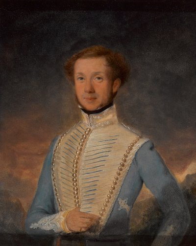 Poručík Henry Briggs, 2. lehká kavalérie Madras, circa 1832 od John Godwin Williams