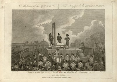 Poprava Marie Antoinetty 16. října 1793, 1793-1794. od John Goldar