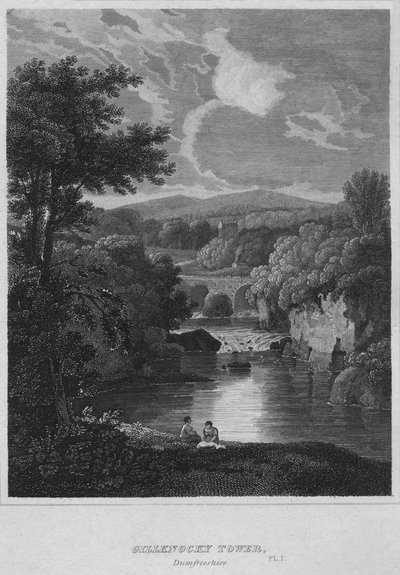 Gillknocky Tower, Dunfrieshire, 1814 od John Greig