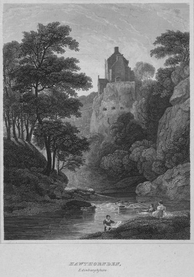 Hawthornden, Edinburghshire, 1814 od John Greig