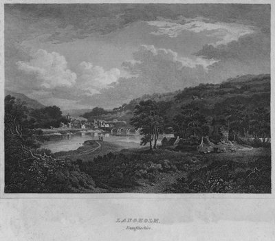 Langholm, Dumfriesshire, 1814 od John Greig