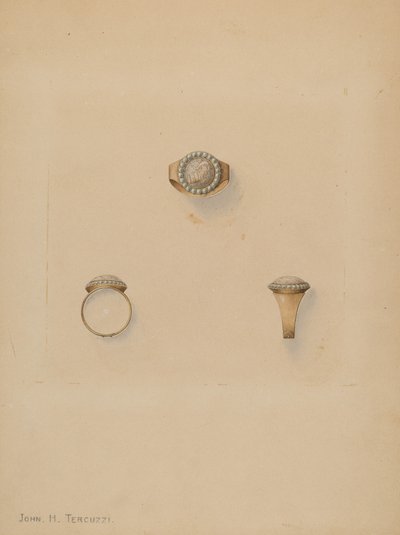 Smuteční prsten od John H. Tercuzzi