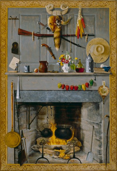 Grandmas Hearthstone, 1890 od John Haberle