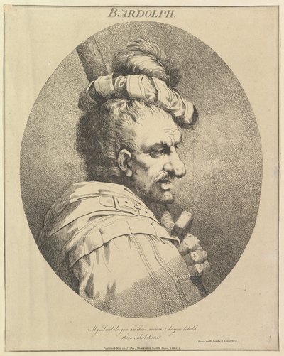 Bardolph Dvanáct postav ze Shakespeara, 20. května 1775. od John Hamilton Mortimer