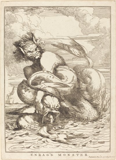 Rozzuřené monstrum od John Hamilton Mortimer