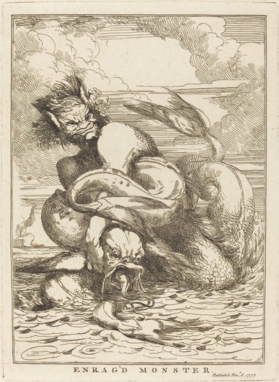 Rozzuřené monstrum od John Hamilton Mortimer