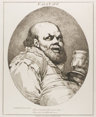 Falstaff od John Hamilton Mortimer