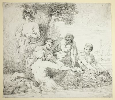 rybáři od John Hamilton Mortimer