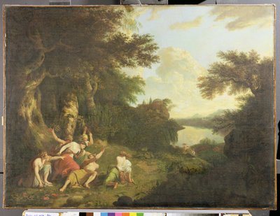 Smrt Orfea, kolem roku 1770 od John Hamilton Mortimer