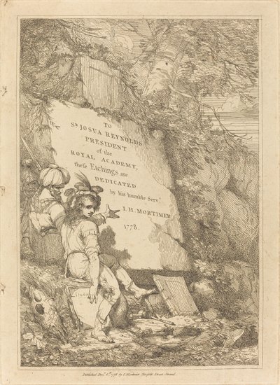 Titulní strana od John Hamilton Mortimer