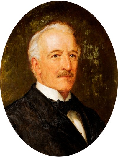 Baron Charles Conrad Adolphus du Bois de Ferrieres (1823-1908), liberální poslanec za Cheltenham (1880-85), kolem 1885-1900 (olej na plátně) od John Hanson Walker