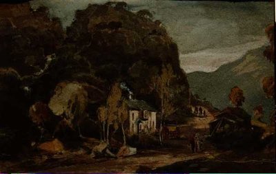 Borrowdale (akvarel na papíře) od John Harden