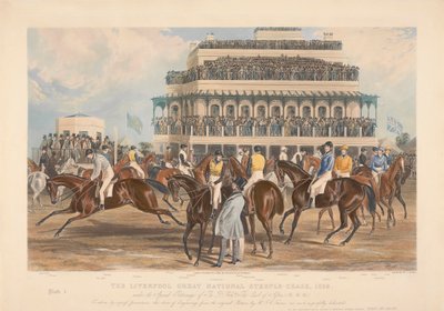 Jedna ze sady čtyř: Liverpool Great National Steeple-Chase od John Harris