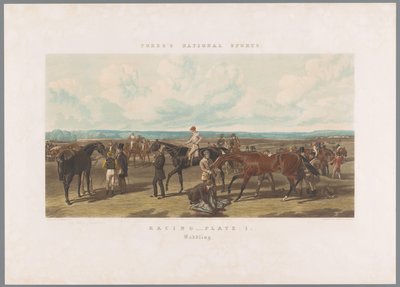 Koně se na závod osedlají Racing - Plate 1. Sedlování (název na předmětu) Přední národní sporty (název seriálu) Fore