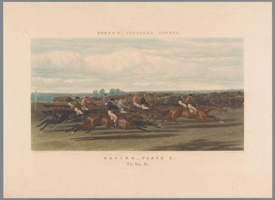Paardenrace Racing - deska 3. The Run In (název na objektu) Fores nationale sporten (název série) Fore