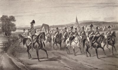 Going to the Review 16th Lancers, 1850 1909 od John Harris Junior