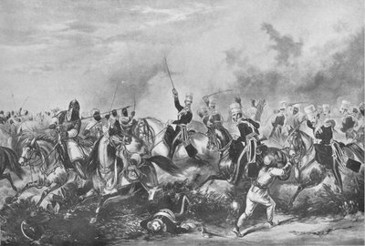 3. lehcí dragouni v Chillienwallah, 1849, 1849 1909 od John Harris Junior