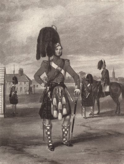The 93rd Sutherland Highlanders Review Order, c1820-1870, 1909 od John Harris Junior