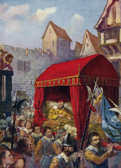 Příjezd kardinála Richelieu do Lyonu od John Harris Valda