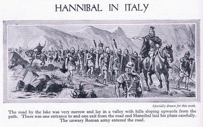 Hannibal v Itálii, cca 1950 od John Harris Valda