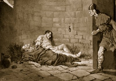 Uvěznění a smrt vévodů Erika a Valdemara, 1318 od John Harris Valda