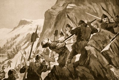 Bitva u Morgartenu, 1315 od John Harris Valda