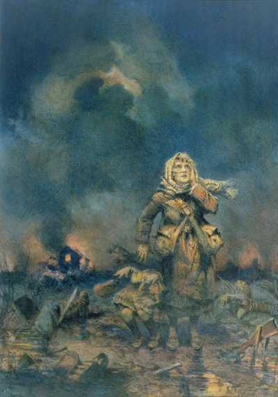 The Shell (wc a pastelka na papíře) od John Harris Valda