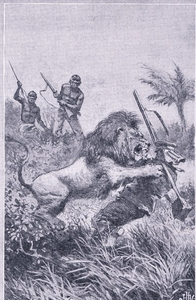 The end of Livingstone, Newnes Pictorial Knowledge vydané nakladatelstvím Newnes, kolem 50. let (litho) od John Harris Valda