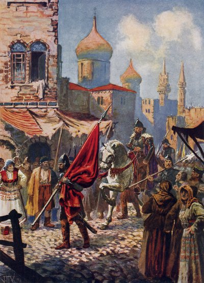 Návrat Ivana Hrozného do Moskvy po dobytí Kazaně od John Harris Valda