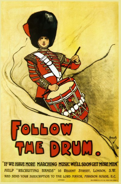 "Follow the Drum" / J. Hassall od John Hassall