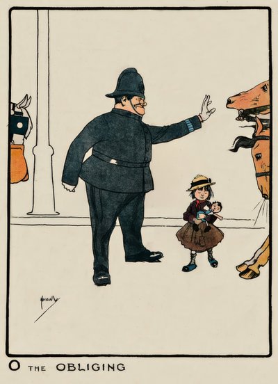 O the Obliging / J. Hassall / kresba, 1903 od John Hassall