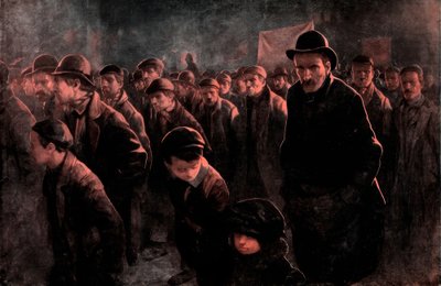 Nezaměstnaní / J. Hassall / Zeichnung, ca. 1911 od John Hassall