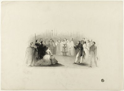 Křest Edwarda VII od John Hayter