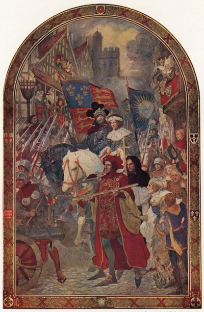 Jindřich VI. Bitva u Barnetu, 1471 od John Henry Amshewitz