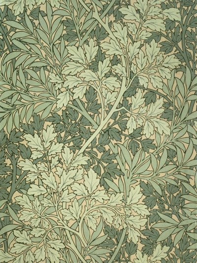 Foliage tapeta, navržená Johnem Henrym Dearlem (1860-1932) pro Morris and Company od John Henry Dearle