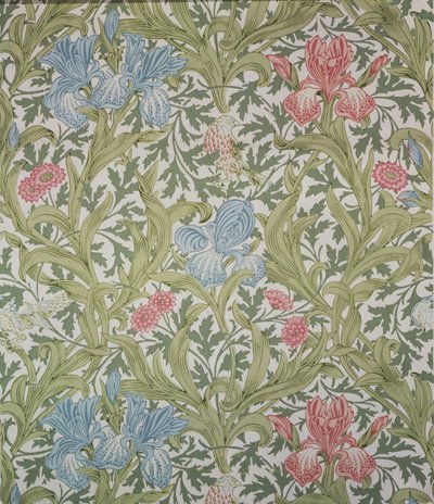 Tapeta Iris, navržená Johnem Henrym Dearlem (1860-1932) pro Morris und Company, 1902 od John Henry Dearle