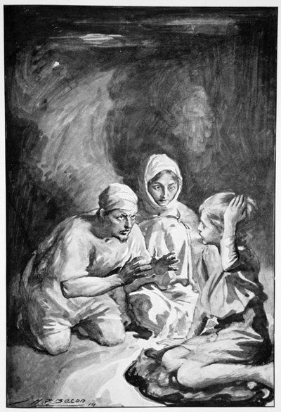 „Havelock se překvapeně posadil“, 1910. od John Henry Frederick Bacon