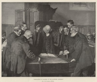 Svěcení starších ve skotské církvi od John Henry Lorimer