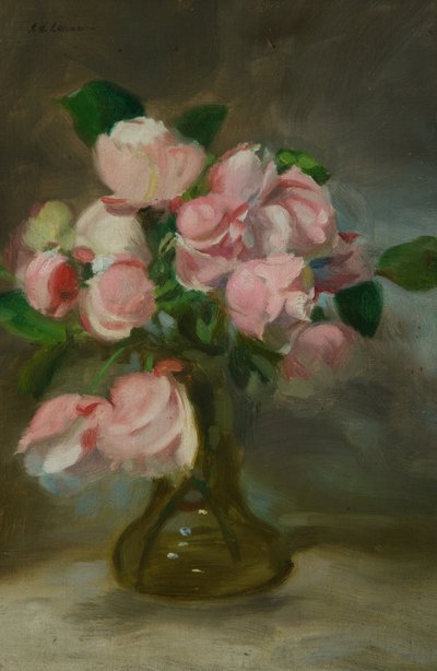 Zátiší s vázou s květinami od John Henry Lorimer
