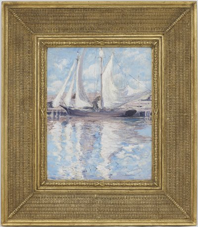 Sušení plachet, kolem roku 1900 od John Henry Twachtman