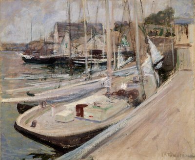 Rybářské lodě v Gloucesteru od John Henry Twachtman