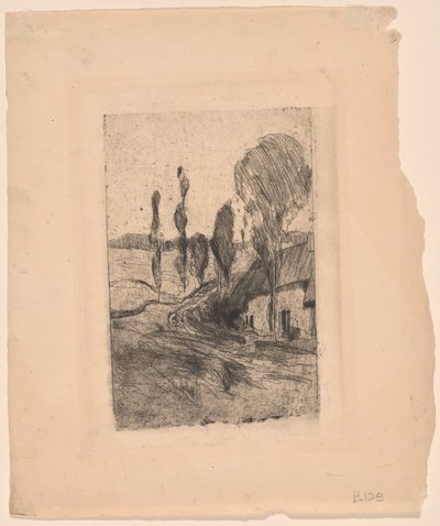 Francouzská krajina od John Henry Twachtman