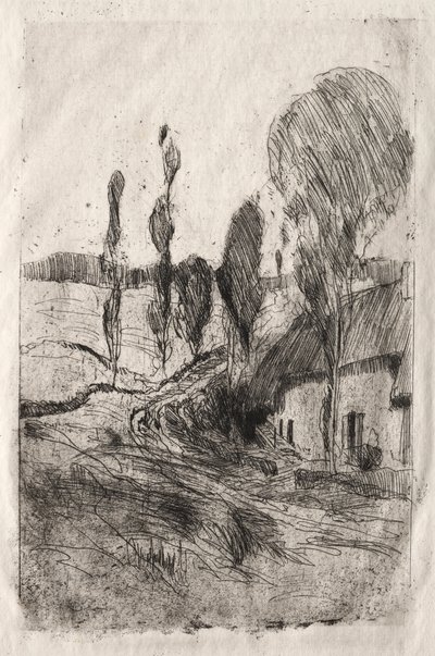 Francouzská krajina, ca. 1884-89. od John Henry Twachtman
