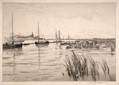 Holandské hráze od John Henry Twachtman