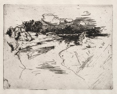 Miami River, poblíž Cincinnati, Ohio. od John Henry Twachtman