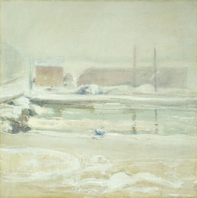 River Scene v Cos Cob, od John Henry Twachtman