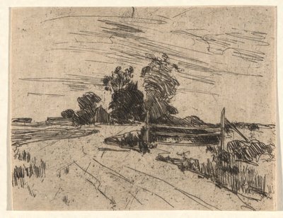 Cesta s plotem od John Henry Twachtman