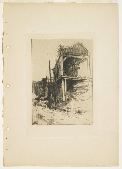 Opuštěný mlýn, 1888-1889 od John Henry Twachtman