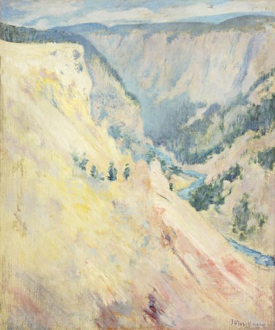 Yellowstonský park, od John Henry Twachtman