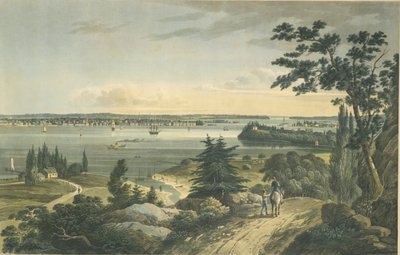 New York z Weehawk od John Hill